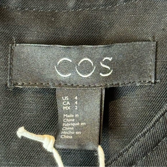 COS Black Layered Sleeveless Dress - Size 4 - Picture 7 of 12